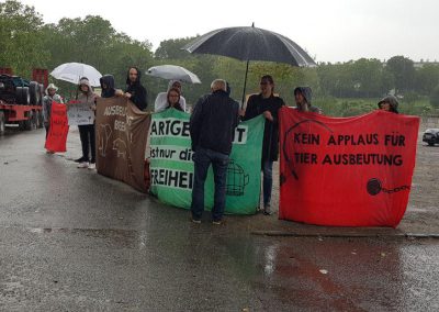 Demo gegen Zirkus Krone FFM