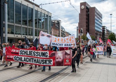 Schließung aller Schlachthäuser FFM 2020