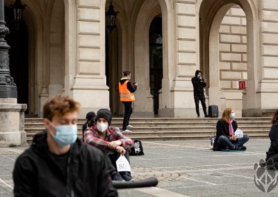 Kastenstand Mahnwache