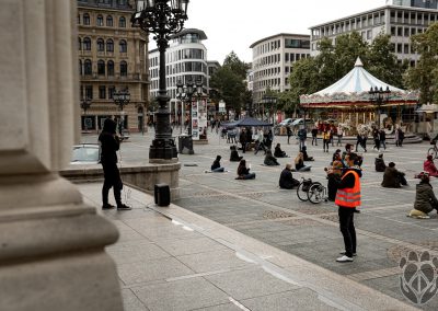 Kastenstand Mahnwache