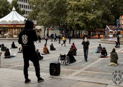 Kastenstand Mahnwache