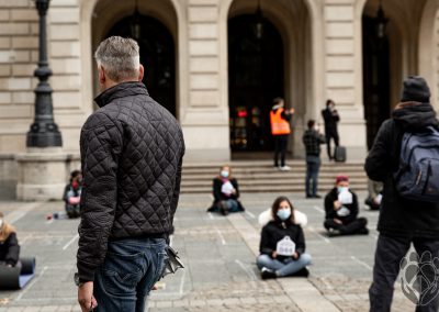 Kastenstand Mahnwache