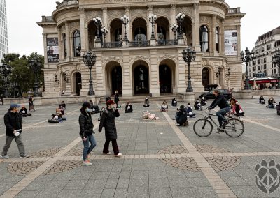 Kastenstand Mahnwache