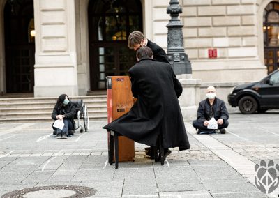 Kastenstand Mahnwache