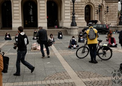 Kastenstand Mahnwache